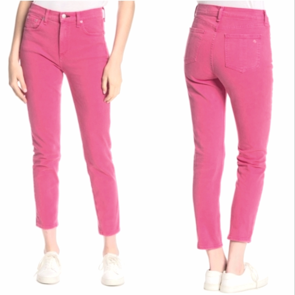 RAG & BONE Ankle Jeans | Bull Pink | SZ: 26 - Picture 2 of 13